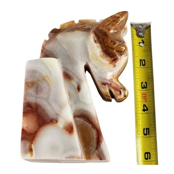 Marble Bookend Horse Head Christmas gift, handmade bookend, premium quality-New - Picture 11 of 16